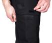 Mix&Match work trousers, 4 way stretch, black and orange, size XS