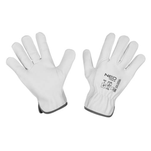 Work gloves, 2121X, goat leather, size 8 ", CE
