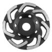 Diamond grinding disc 125 x 22.2 x 5 mm, L segment