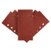 Sanding paper, velcro 115 x 230 mm, K100, 5 pcs, with holes