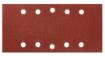 Sanding paper, velcro 115 x 230 mm, K100, 5 pcs, with holes