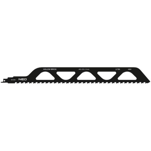 Sabre saw blade, HM, 455 x 50 x 1.5 mm, 2TPI