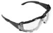 Safety glasses with foam inlay, white lenses, resistance class FT