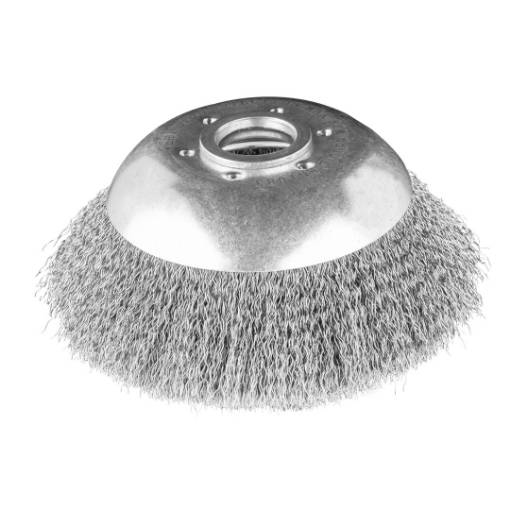 Steel wire brush for gass cutter 150 x 25.4 mm, soft