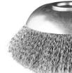 Steel wire brush for gass cutter 150 x 25.4 mm, soft