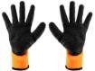 Insulated work gloves, latex coated polyester, 2242X, size 9