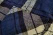 Flannel men shirt, dark blue-olive-black, size M