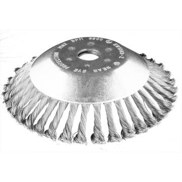 Steel wire brush for gass cutter 200 x 25.4 mm, hard