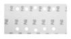 Sanding paper, velcro 115 x 230 mm, K40, 5 pcs, with holes