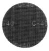 Abrasive mesh, velcro 180 mm, K40, 5 pcs for sander 59G263