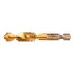 HSS TiN threading drill bit, M10 x 1.5 mm, Hex
