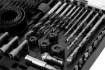 Drill and bit set, sockets, 90 pcs