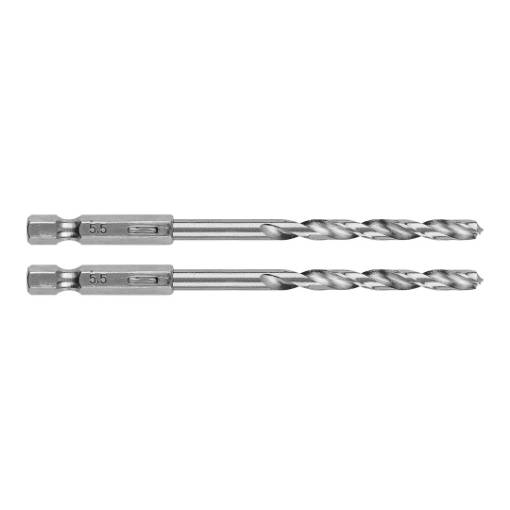 Metal drill Hex 5.5 mm, 2 pcs