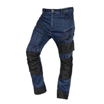 Work trousers DENIM, Oxford reinforcement, navy blue, size XS