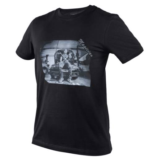 Printed T-shirt, mechanic, size M