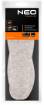 Felt shoe insoles, size 46-47