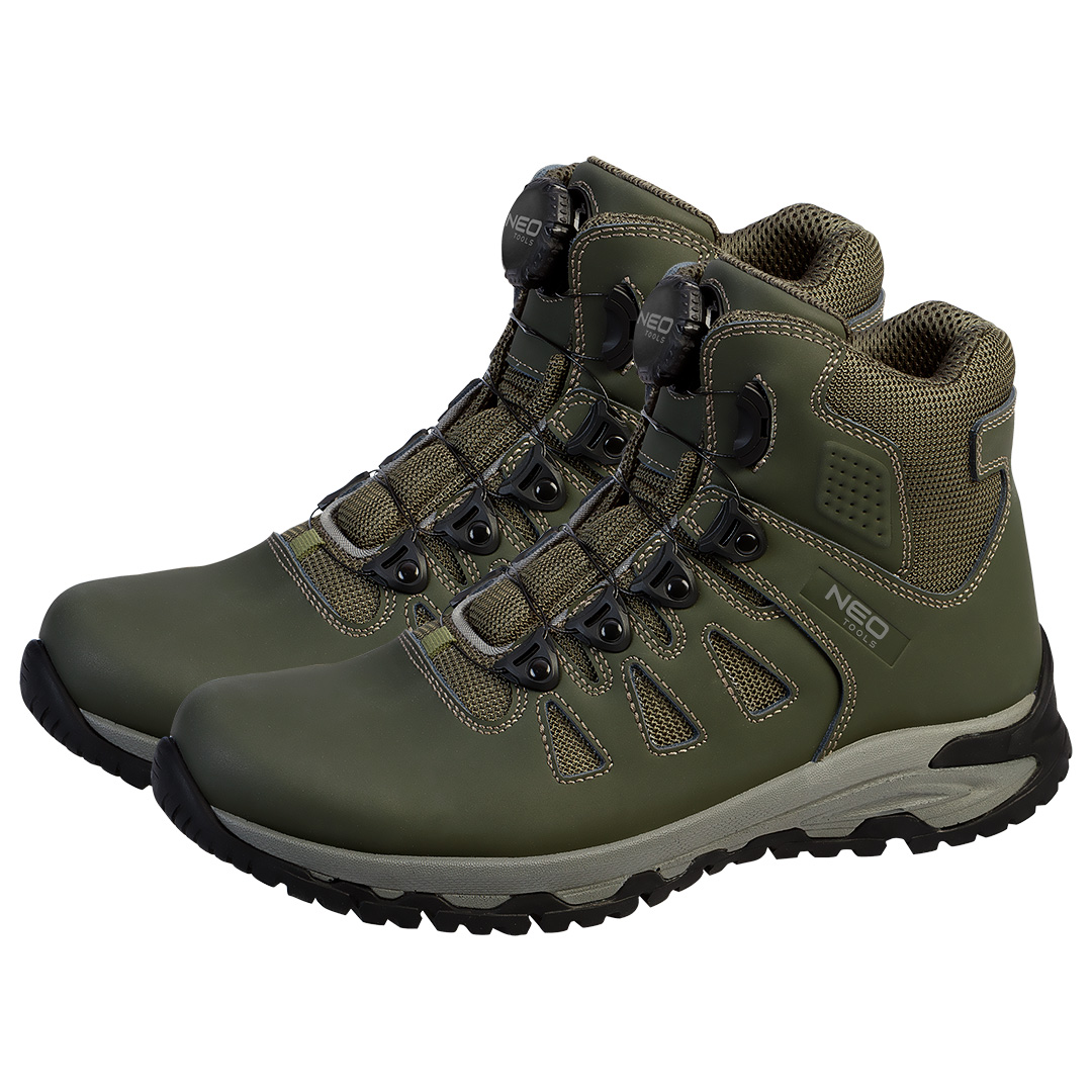 Work boots O2 SR FO, cable tie with knob, size 39