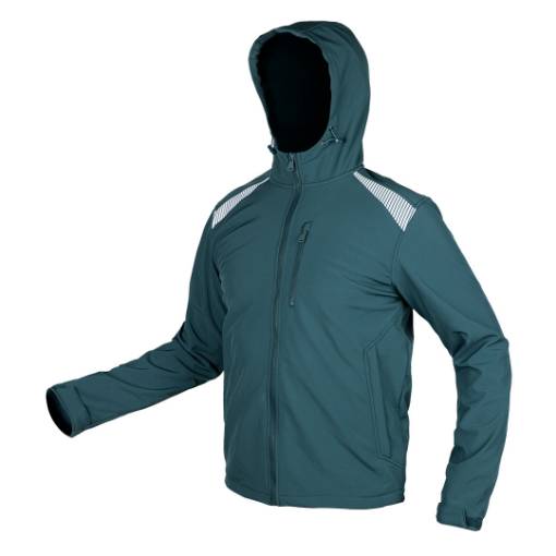 Mix&Match jacket, 4-way stretch, green, size L