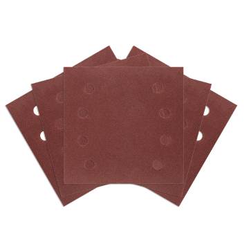 Sanding paper, velcro  113 x 113 mm, P240, 5 pcs. with 8 holes