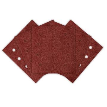 Sanding paper, velcro  113 x 113 mm, P80, 5 pcs. with 8 holes