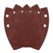 Sanding paper, iron 146 x 156 x 100 mm, P120, 5 pcs, with 9 holes for 04-623