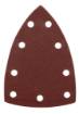 Sanding paper, iron 146 x 156 x 100 mm, P120, 5 pcs, with 9 holes for 04-623
