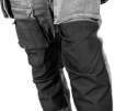 Work trousers DENIM, Cordura reinforcements, detachable holster pockets, grey, size S