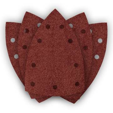 Sanding paper, iron 146 x 156 x 100 mm, P80, 5 pcs, with 9 holes for 04-623
