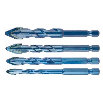 HEX universal drill bit set 6,8,10,12 mm