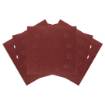 Sanding paper, velcro  113 x 113 mm, P120, 5 pcs. with 8 holes