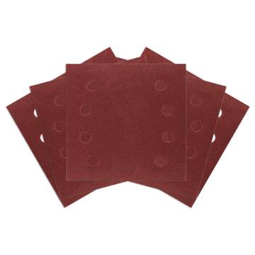 Sanding paper, velcro  113 x 113 mm, P120, 5 pcs. with 8 holes