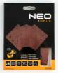 Sanding paper, velcro  113 x 113 mm, P120, 5 pcs. with 8 holes