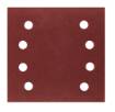 Sanding paper, velcro  113 x 113 mm, P120, 5 pcs. with 8 holes