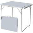 Bivouac table, foldable into a suitcase