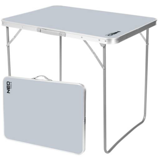 Bivouac table, foldable into a suitcase