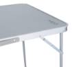 Bivouac table, foldable into a suitcase