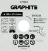 Full diamond cutting disc, 180 x 25.4 mm, wet