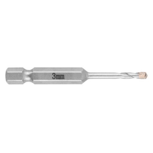 Hex concrete drill bit 3 mm