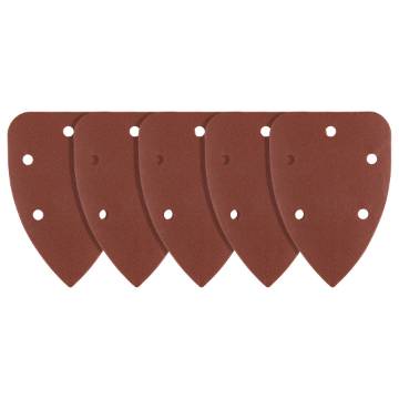 Sanding paper, velcro, iron 98 x 140 mm, P180, 5 pcs, with 5 holes