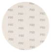 Sanding discs, perforated, Velcro-backed with holes 225 mm, P80, 5 pcs.