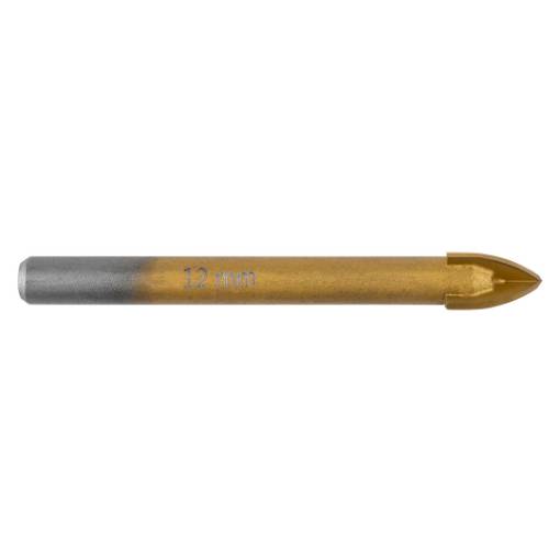 TiN universal drill, 12 mm