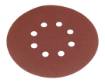 Velcro-backed sanding discs 150 mm, P100, 5 pcs, with 8 holes