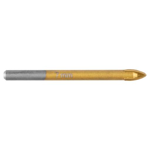 TiN universal drill, 7 mm