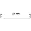 Blade for reciprocating saw, BIM, 228 x 19 x 0.9 mm, 18 TPI
