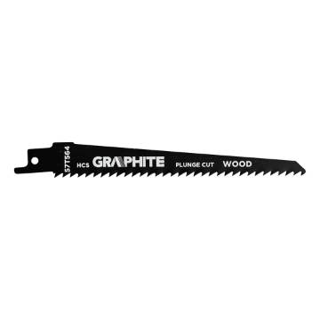 Blade for reciprocating saw, HCS, 152 x 19 x 1.25 mm, 6 TPI