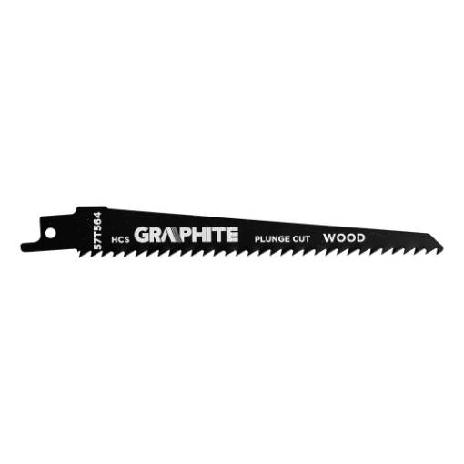 Blade for reciprocating saw, HCS, 152 x 19 x 1.25 mm, 6 TPI