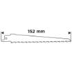 Blade for reciprocating saw, HCS, 152 x 19 x 1.25 mm, 6 TPI