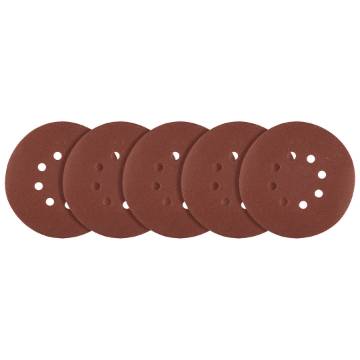 Velcro-backed sanding discs 150 mm, P180, 5 pcs, with 8 holes