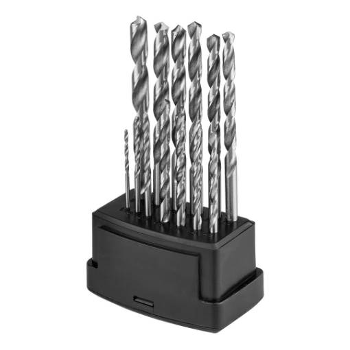HSS-G metal drills, 1.5 - 6.5 mm, set 13 pcs