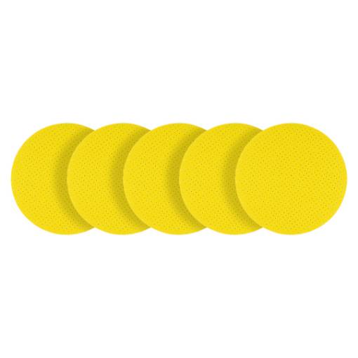 Sanding discs, perforated, Velcro-backed with holes 225 mm, P100, 5 pcs.